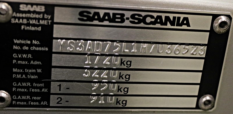 1987 SAAB 900 CABRIOLET TURBO16 175HP